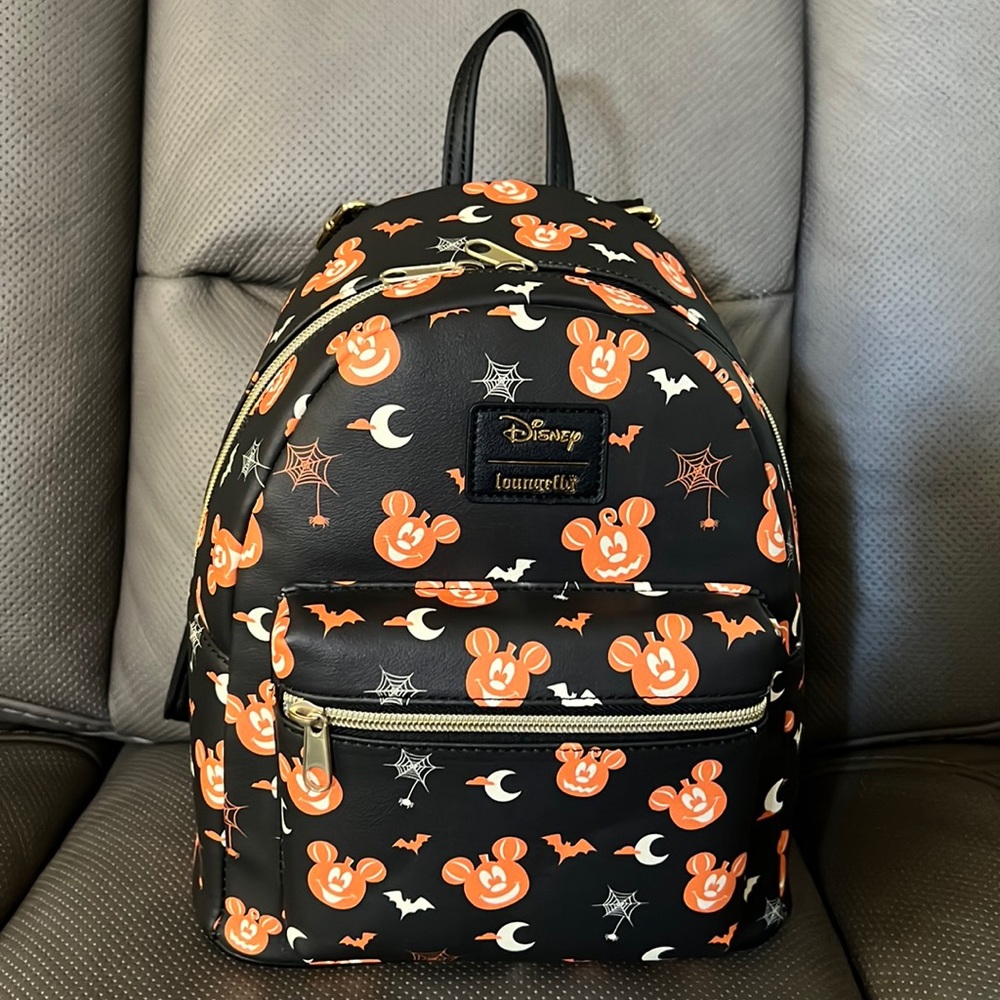 Loungefly Mickey Mouse Pumpkin Mini Backpack